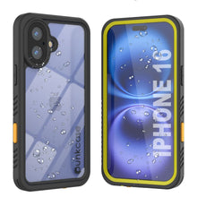 Charger l&#39;image dans la galerie, Coque étanche pour iPhone 16, Punkcase [Extreme Series] Armor Cover avec protecteur d&#39;écran intégré [Jaune]
