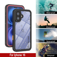 Load image into Gallery viewer, Coque étanche pour iPhone 16, Punkcase [Extreme Series] Armor Cover avec protecteur d&#39;écran intégré [Rose]
