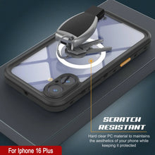 Charger l&#39;image dans la galerie, Coque étanche pour iPhone 16+ Plus, Punkcase SpikeStar Black Series | Slim Fit 2 m sous l&#39;eau IP68
