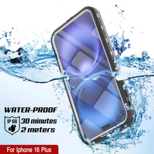 Charger l&#39;image dans la galerie, Coque étanche pour iPhone 16+ Plus, série Punkcase SpikeStar White | Slim Fit 2 m sous l&#39;eau IP68
