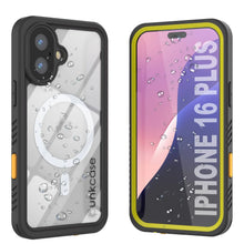 Charger l&#39;image dans la galerie, Coque étanche pour iPhone 16 Plus, Punkcase [Extreme Mag Series] Armor Cover avec protecteur d&#39;écran intégré [Jaune]
