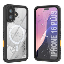 Load image into Gallery viewer, Coque étanche pour iPhone 16 Plus, Punkcase [Extreme Mag Series] Armor Cover avec protecteur d&#39;écran intégré [Noir]
