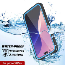 Load image into Gallery viewer, Coque étanche pour iPhone 16 Plus, Punkcase [Extreme Mag Series] Armor Cover avec protecteur d&#39;écran intégré [Bleu]
