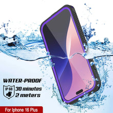 Load image into Gallery viewer, Coque étanche pour iPhone 16 Plus, Punkcase [Extreme Mag Series] Armor Cover avec protecteur d&#39;écran intégré [Violet]
