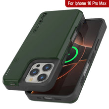 Load image into Gallery viewer, Coque de batterie pour iPhone 16 Pro Max, PunkJuice 8000mAH Chargeur rapide MagSafe Power Bank avec protecteur d&#39;écran | [Vert]
