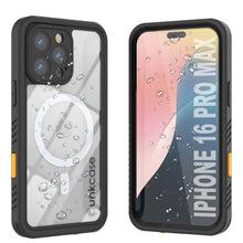 Load image into Gallery viewer, Coque étanche pour iPhone 16 Pro Max, Punkcase [Extreme Mag Series] Armor Cover avec protecteur d&#39;écran intégré [Noir]
