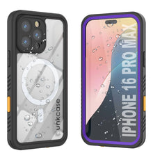 Load image into Gallery viewer, Produits Coque étanche pour iPhone 16 Pro Max, Punkcase [Extreme Mag Series] Armor Cover avec protecteur d&#39;écran intégré [Violet]
