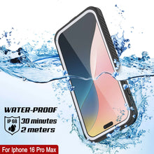 Load image into Gallery viewer, Coque étanche pour iPhone 16 Pro Max, Punkcase [Extreme Mag Series] Armor Cover avec protecteur d&#39;écran intégré [Blanc]
