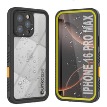 Load image into Gallery viewer, Coque étanche pour iPhone 16 Pro Max, Punkcase [Extreme Series] Armor Cover avec protecteur d&#39;écran intégré [Jaune]
