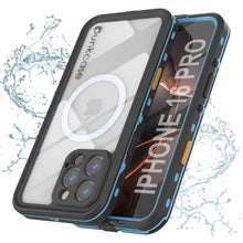 Load image into Gallery viewer, Coque étanche pour iPhone 16 Pro, série Punkcase SpikeStar Light-Blue | Slim Fit 2 m sous l&#39;eau IP68
