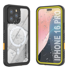 Charger l&#39;image dans la galerie, Coque étanche pour iPhone 16 Pro, Punkcase [Extreme Mag Series] Armor Cover avec protecteur d&#39;écran intégré [Jaune]
