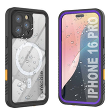 Charger l&#39;image dans la galerie, Coque étanche pour iPhone 16 Pro, Punkcase [Extreme Mag Series] Armor Cover avec protecteur d&#39;écran intégré [Violet]
