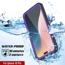 Charger l&#39;image dans la galerie, Coque étanche pour iPhone 16 Pro, Punkcase [Extreme Mag Series] Armor Cover avec protecteur d&#39;écran intégré [Violet]
