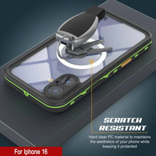 Charger l&#39;image dans la galerie, Coque étanche pour iPhone 16, série Punkcase SpikeStar Light-Green | Slim Fit 2 m sous l&#39;eau IP68
