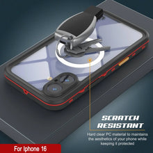 Charger l&#39;image dans la galerie, Coque étanche pour iPhone 16, série Punkcase SpikeStar Red | Slim Fit 2 m sous l&#39;eau IP68
