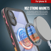 Charger l&#39;image dans la galerie, Coque étanche pour iPhone 16, série Punkcase SpikeStar Pink | Slim Fit 2 m sous l&#39;eau IP68
