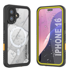 Charger l&#39;image dans la galerie, Coque étanche pour iPhone 16, Punkcase [Extreme Mag Series] Armor Cover avec protecteur d&#39;écran intégré [Jaune]
