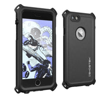Load image into Gallery viewer, iPhone 6S/6 Waterproof Case, Ghostek® Nautical Black Series| Underwater | Aluminum Frame | Ultra Fit (Color in image: Black)
