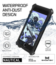 Load image into Gallery viewer, iPhone 6S/6 Waterproof Case, Ghostek® Nautical Black Series| Underwater | Aluminum Frame | Ultra Fit (Color in image: Pink)
