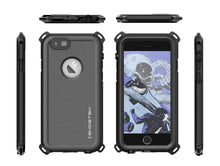 Load image into Gallery viewer, iPhone 6S/6 Waterproof Case, Ghostek® Nautical Black Series| Underwater | Aluminum Frame | Ultra Fit (Color in image: White)
