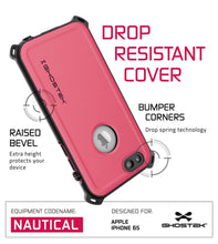 Load image into Gallery viewer, iPhone 6S/6 Waterproof Case, Ghostek® Nautical Pink Series| Underwater | Aluminum Frame | Ultra Fit (Color in image: White)
