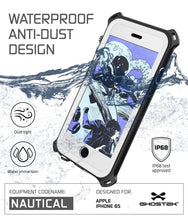 Load image into Gallery viewer, iPhone 6S/6 Waterproof Case, Ghostek® Nautical White Series| Underwater | Aluminum Frame | Ultra Fit (Color in image: Pink)
