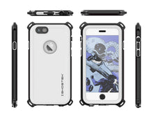 Load image into Gallery viewer, iPhone 6S/6 Waterproof Case, Ghostek® Nautical White Series| Underwater | Aluminum Frame | Ultra Fit (Color in image: Black)
