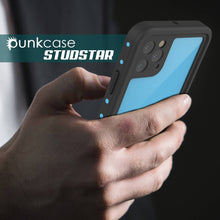 Charger l&#39;image dans la galerie, iPhone 11 Pro Waterproof IP68 Case, Punkcase [Light blue] [StudStar Series] [Slim Fit] [Dirtproof] (Color in image: teal)
