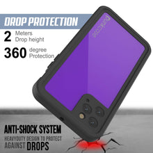 Charger l&#39;image dans la galerie, iPhone 11 Pro Waterproof IP68 Case, Punkcase [Purple] [StudStar Series] [Slim Fit] [Dirtproof] (Color in image: teal)
