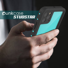 Charger l&#39;image dans la galerie, iPhone 11 Pro Waterproof IP68 Case, Punkcase [Teal] [StudStar Series] [Slim Fit] (Color in image: light blue)
