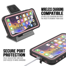 Charger l&#39;image dans la galerie, iPhone 11 Pro Waterproof IP68 Case, Punkcase [Pink] [StudStar Series] [Slim Fit] [Dirtproof] (Color in image: white)
