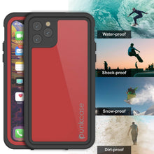 Charger l&#39;image dans la galerie, iPhone 11 Pro Waterproof IP68 Case, Punkcase [Red] [StudStar Series] [Slim Fit] (Color in image: purple)
