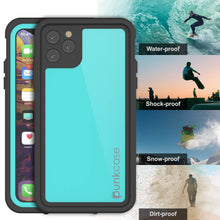 Charger l&#39;image dans la galerie, iPhone 11 Pro Max Waterproof IP68 Case, Punkcase [Teal] [StudStar Series] [Slim Fit] (Color in image: purple)
