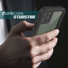 Charger l&#39;image dans la galerie, iPhone 11 Pro Max Waterproof IP68 Case, Punkcase [Clear] [StudStar Series] [Slim Fit] [Dirtproof] (Color in image: light green)
