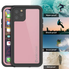 Charger l&#39;image dans la galerie, iPhone 11 Pro Waterproof IP68 Case, Punkcase [Pink] [StudStar Series] [Slim Fit] [Dirtproof] (Color in image: purple)

