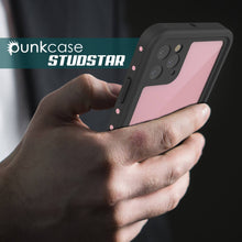 Charger l&#39;image dans la galerie, iPhone 11 Pro Waterproof IP68 Case, Punkcase [Pink] [StudStar Series] [Slim Fit] [Dirtproof] (Color in image: light blue)
