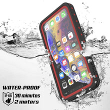 Charger l&#39;image dans la galerie, iPhone 11 Waterproof IP68 Case, Punkcase [Red] [StudStar Series] [Slim Fit] (Color in image: white)
