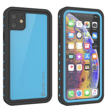 Charger l&#39;image dans la galerie, iPhone 11 Waterproof IP68 Case, Punkcase [Light blue] [StudStar Series] [Slim Fit] [Dirtproof] (Color in image: light blue)
