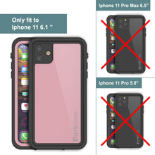 Charger l&#39;image dans la galerie, iPhone 11 Waterproof IP68 Case, Punkcase [Pink] [StudStar Series] [Slim Fit] [Dirtproof] (Color in image: red)
