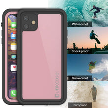 Charger l&#39;image dans la galerie, iPhone 11 Waterproof IP68 Case, Punkcase [Pink] [StudStar Series] [Slim Fit] [Dirtproof] (Color in image: purple)
