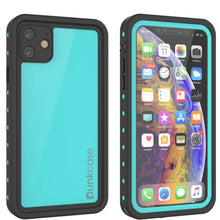 Charger l&#39;image dans la galerie, iPhone 11 Waterproof IP68 Case, Punkcase [Teal] [StudStar Series] [Slim Fit] (Color in image: teal)
