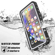 Charger l&#39;image dans la galerie, iPhone 11 Waterproof IP68 Case, Punkcase [White] [StudStar Series] [Slim Fit] [Dirtproof] (Color in image: black)
