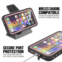 Charger l&#39;image dans la galerie, iPhone 11 Waterproof IP68 Case, Punkcase [Pink] [StudStar Series] [Slim Fit] [Dirtproof] (Color in image: white)
