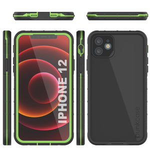 Punkcase iPhone 13 Waterproof Case [Aqua Series] Armor Cover [Black] (Color in image: Teal)