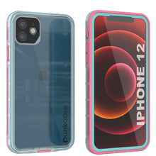 Load image into Gallery viewer, Punkcase iPhone 13 Waterproof Case [Aqua Series] Armor Cover [Clear Pink] [Clear Back] (Color in image: Clear Pink)
