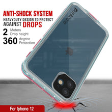 Load image into Gallery viewer, ANTI-SHOCK SYSTEM HEAVYDUTY DESIGN TO ES OTEET F y AGAINST DROPS Meters Drop height 3 6 degree Protection For Iphone 12 (Color in image: Clear Black)
