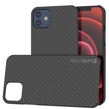 Charger l&#39;image dans la galerie, iPhone 12 Case, Punkcase CarbonShield, Heavy Duty &amp; Ultra Thin 2 Piece Dual Layer [shockproof] 
