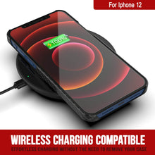 Charger l&#39;image dans la galerie, iPhone 12 Case, Punkcase CarbonShield, Heavy Duty &amp; Ultra Thin 2 Piece Dual Layer [shockproof] 
