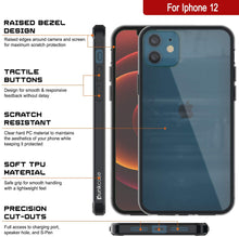 Charger l&#39;image dans la galerie, iPhone 12 Case Punkcase® LUCID 2.0 Crystal Black Series w/ PUNK SHIELD Screen Protector | Ultra Fit (Color in image: pink)
