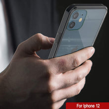 Charger l&#39;image dans la galerie, iPhone 12 Case Punkcase® LUCID 2.0 Crystal Black Series w/ PUNK SHIELD Screen Protector | Ultra Fit (Color in image: white)
